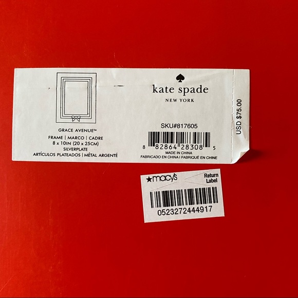 Kate Spade Grace Avenue 8x10 Frame - Picture 4 of 5